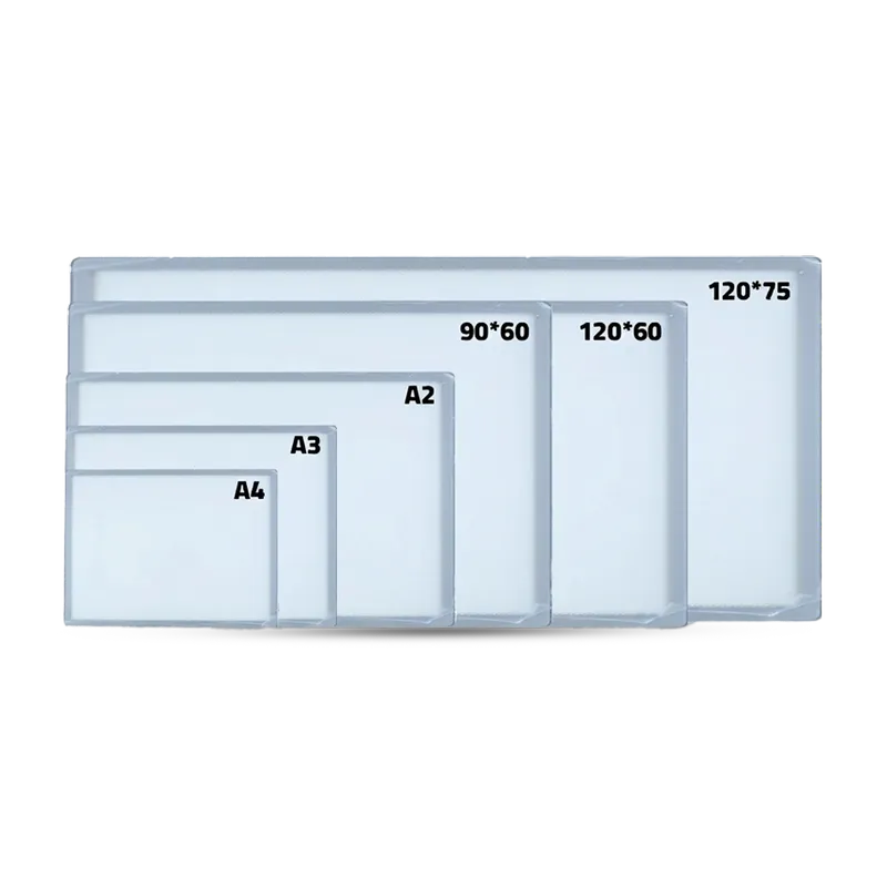 لايت بوكس ليد نحيف، صندوق ضوئي إعلاني مقاس A4 و A3 و A2، إطار إضاءة مقاس 9060 سم، 12060 سم، و 120*75 سم.