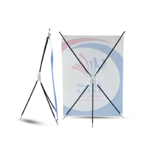 استاند إكس (X-Stand) صغير أسود - مقاس 40×30 سم