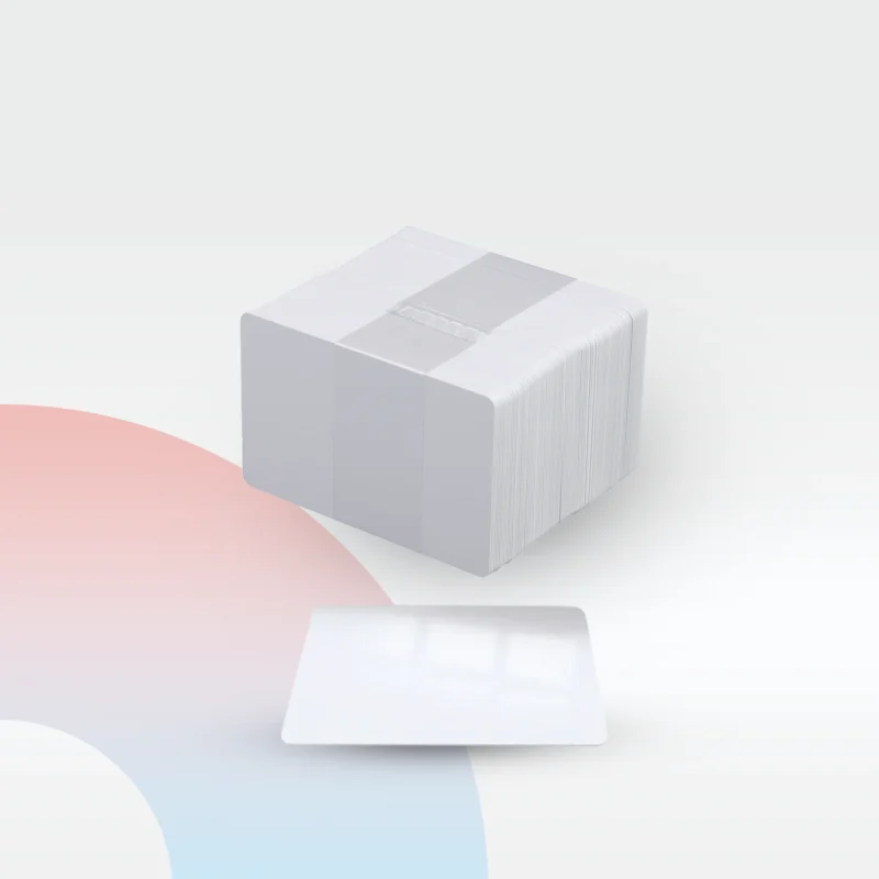 بطاقة بلاستيكية PVC قابلة للطباعة – سطح ناعم للطباعة الحرارية والرقمية بدقة عالية