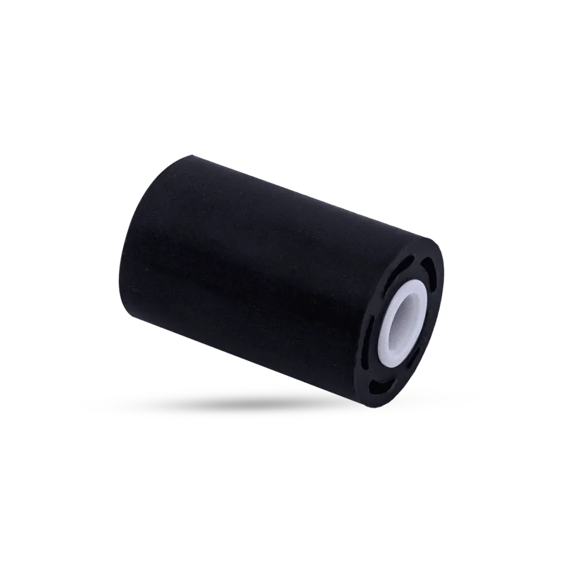 بكرة سحب مطاطية سوداء مخصصة لطابعات الأرت جت والايكوسولفنت لضمان دقة سحب البنر والخامات أثناء الطباعة.