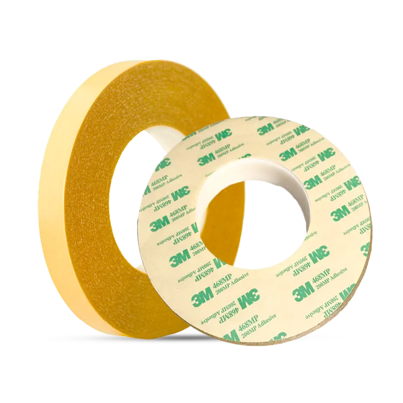 لفافة لاصق بنر وجهين أصفر من 3M بمقاس 20 ملي لتثبيت اللوحات الإعلانية بقوة عالية
