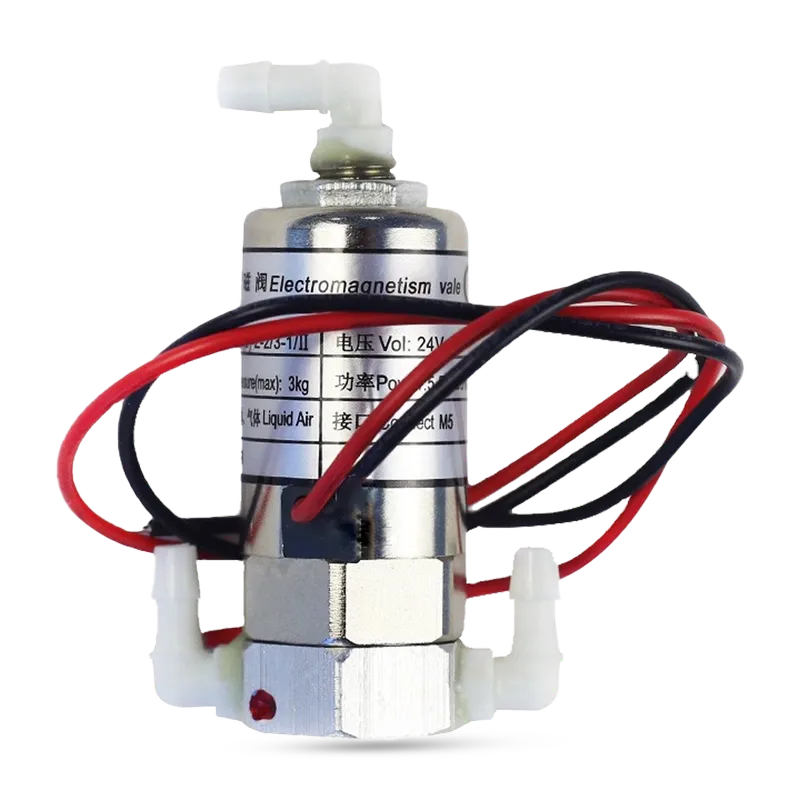 بلق هواء JYY أصلي 24 فولت بمدخل ومخرج M5 لماكينات الطباعة